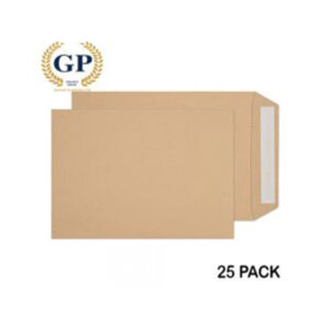 Golden Prime Brown A5 Envelopes 229x162mm 25pcs