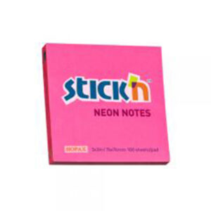 Stick N 76x76mm 100sheets Neon Paper Magenta